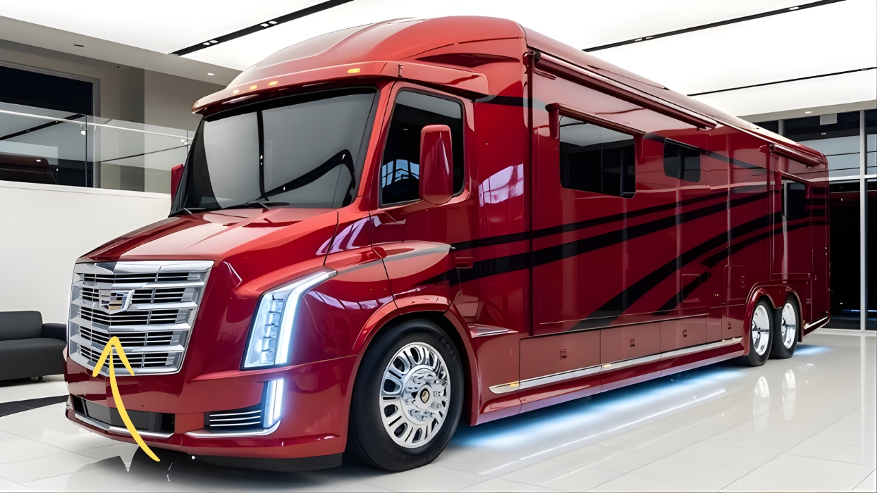 2026 Cadillac Motorhome Unveiled Ultra Luxury Design with Smart Bedroom and Ambient Lighting