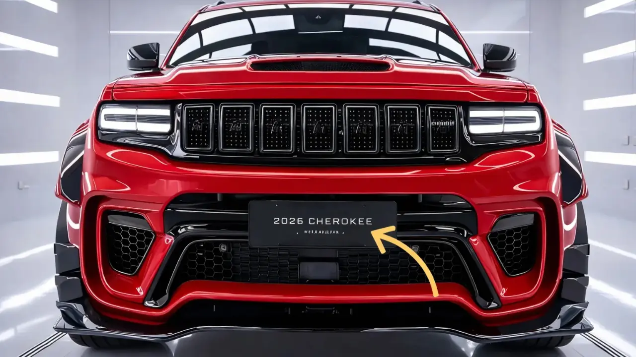 Stunning 2026 Jeep Grand Cherokee Facelift Revealed Bold New Design Luxury Interior and Massive Power
